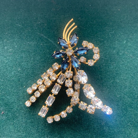 Vintage gemstone brooch. - Picture 4 of 4